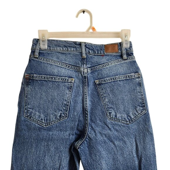 BDG Womens 26 High-Waisted Comfort Stretch Flare Jeans Blue Stretch Ankle Length - Picture 3 of 16